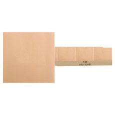 YY 牛皮平張淋膜紙 30x30cm 無印刷 烘焙烤箱用紙, 500張, 6包