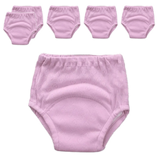 Bebehome居家生活 6層紗紗布學習褲/透氣親膚尿布褲 12~16kg, 紫色, 6件