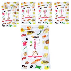 元氣家 牛蒡脆片 低溫烘焙 不添加色素、防腐劑, 100g, 6包