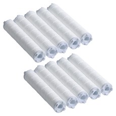 BaekJiSaengHwal 過濾蓮蓬頭專用替換長濾芯, 無香, 10個