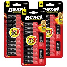 SM Bexel 鹼性AA電池, 24入, 3個