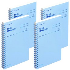 motemote 100天自填式計畫本, 4本, 寧靜藍