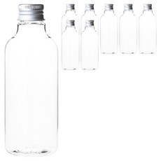 Glassdomae AN250 透明飲料容器 鋁製銀蓋, 250ml, 8個