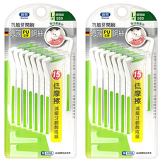 Shallop 刷樂 抗敏牙間刷L型 超極細SSS SAE-LP015-3, 0.7mm, 15支, 2組