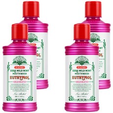 유시몰 제로마일드가글 구강청결제, 4개, 500ml