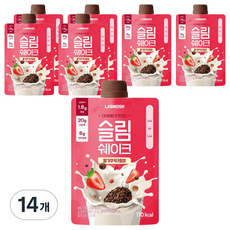 랩노쉬 슬림쉐이크 딸기쿠키크럼블, 45g, 14개
