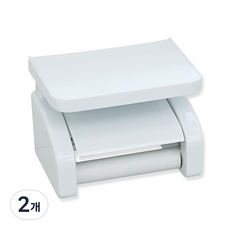 DALPAENGI LIVING Mr.Lock 免鑽孔浴室優質衛生紙架, 單一顏色, 2個