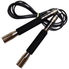 JFROPE Twinkle Freestyle 海綿高速跳繩, 黑色, 1個