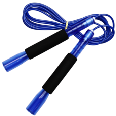 JFROPE Twinkle Freestyle 海綿高速跳繩, 深藍色, 1個
