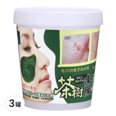 MOMUS 茶樹淨化調理凍膜, 控油平衡皮脂、淨化肌膚、緊緻毛孔, 250g, 1罐, 3罐