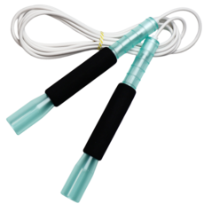 JFROPE Twinkle 海綿高速跳繩, 薄荷綠 + 白色繩, 1個