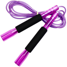 JFROPE Twinkle Freestyle 海綿高速跳繩, 紫色, 1個