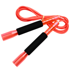 JFROPE Twinkle 海綿高速跳繩, 紅色, 1個