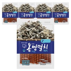 강아지 통영져키 소프트 간식, 5개, 100g, 멸치맛