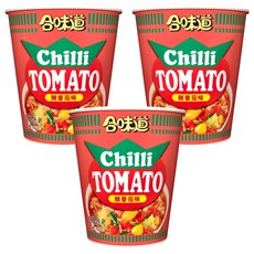 NISSIN 日清 CUP NOODLE 合味道 辣番茄味杯麵 70g, 3入
