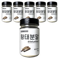 헬로우그린 황태 가루 통, 90g, 6개