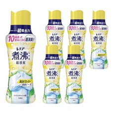 (箱售) Lenor 蘭諾 日本原裝進口 煮沸衣物香香豆 柑橘黃, 420ml, 6瓶