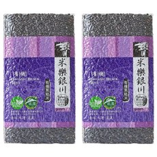 銀川 有機黑糙米, 900g, 2包