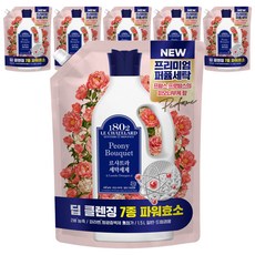 1802 LE CHATELARD 洗衣精 牡丹花束 補充包, 1.5L, 6個