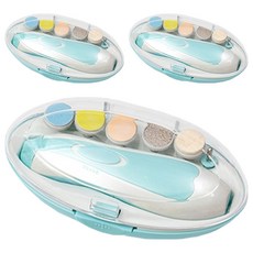 紅豆新生兒指甲修剪器, 藍色, 3個