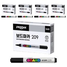 펜맥스 보드마카 209, 흑색, 60개