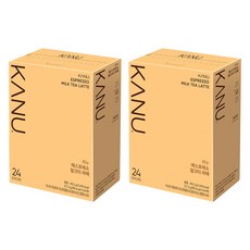 카누 에스프레소 밀크티 라떼, 17.3g, 24개입, 2개