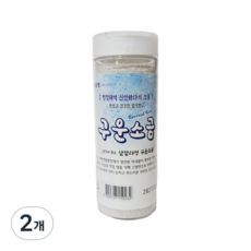 Saltcastle 罐裝細粒烤鹽, 250g, 2個