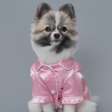 DOG-i 狗狗絲質睡衣, 粉紅色