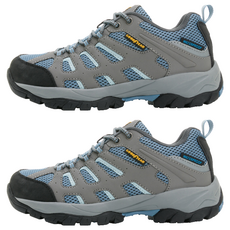 GOODYEAR 固特異 女款低筒戶外鞋 透濕防水, 23.5cm, 藍灰色