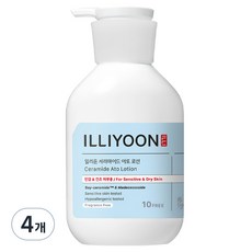 일리윤 세라마이드 아토 로션 무향, 350ml, 4개