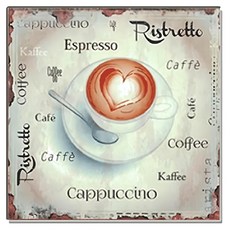 OPUS LOFT 純真年代 仿舊咖啡木板畫 無框畫 掛畫擺飾 MD014 0.7kg, 無框