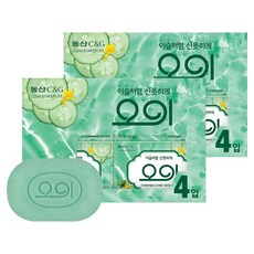 크리오 오이 비누, 90g, 8개입