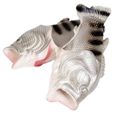 GODSHOP 魚形拖鞋 265~270, 1個, 灰色