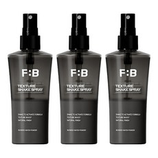 포뷰트 텍스처 쉐이크 노세범 볼륨 헤어스프레이, 3개, 100ml
