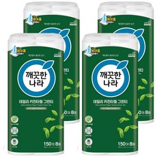 KleanNara 可綠納樂 日常廚房紙巾 綠茶款, 150張, 32捲