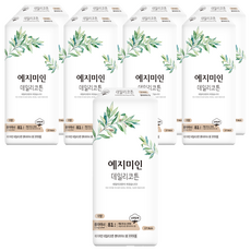 예지미인 데일리코튼 팬티라이너, 롱, 81개입, 9개