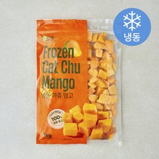FruitMoji 까츄 망고 (냉동), 1개, 1kg