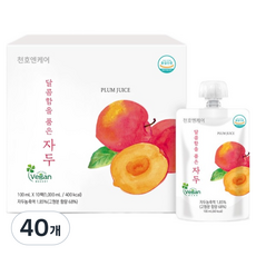 천호엔케어 달콤함을 품은 자두 음료, 100ml, 40개