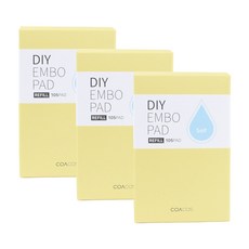 COACOS DIY爽膚棉片補充裝 6cm, 105張, 3個