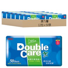 康乃馨 加護抗菌潔膚巾, 1入, 12包