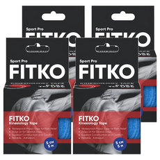 FITKO 飛客 肌力貼 運動型升級款 5cm x 5m, 1捲, 4盒