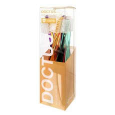 DOCTUS 渡邊雙排一般刷毛牙刷 隨機出貨, 10入, 1個