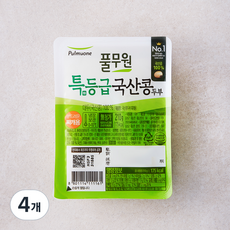 풀무원 국산콩두부 찌개용, 210g, 4개
