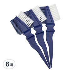 Saebeom Beauty JJOYA 專業用透明染髮梳, 6個, 藍色