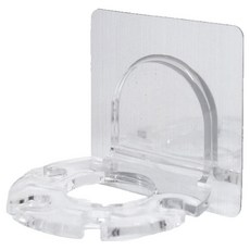 Easy 易立家 超級黏膠貼片 無痕牙刷架 防水防鏽 耐用, 銀色, 1組