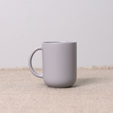보울보울 레트로라인 핸들머그 360ml, 애쉬그레이, 1개