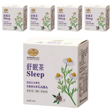 Magnet 曼寧 舒眠茶 (日本專利GABA、無咖啡因、草本複方), 10包, 2g, 5盒