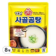 오뚜기 옛날 사골곰탕 국물, 500g, 8개