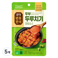 Bandeuthansik 豆腐辣炒雞排調味醬, 140g, 5個