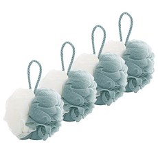 더자카 투톤 샤워볼 4p, 블루, 4개입, 1세트